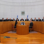 A general view of the supreme court hall. Photo by Gili Yohanan/POOL