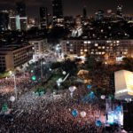 2016 rally marking late PM Rabins assassination. Credit: Tomer éöç÷ øáéï ëéëø øáéï 21 ùðä æéëøåï òöøú æéëøåï ùìèéí ãâìéí øàù äîîùìä ìùòáø îéøá îéëàìé éöç÷ äøöåâ öéôé ìáðé