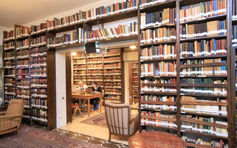 The library of late Israeli PM David Ben Gurion at the Ben Gurion house