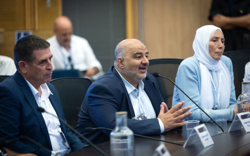Ra’am party chairman Mansour Abbas